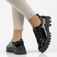 Leather shoes FILIPPO DP3522/22 BK black