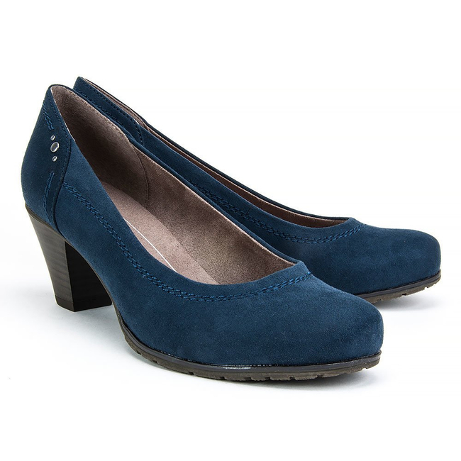 Czółenka Soft Line 8-22465-20 805 Navy