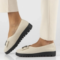 Leather shoes Filippo DP6043/24 BE beige