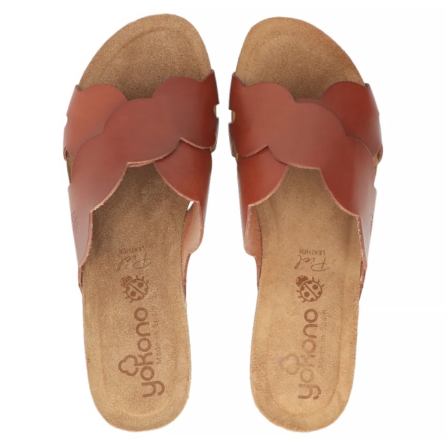 Slippers Yokono CADIZ-300 VAQ NUEZ brown