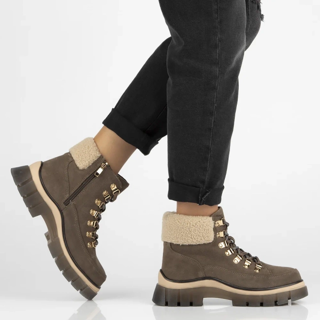 Leather ankle boots Filippo DBT6471/24 BR brown