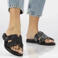 Slippers Filippo DK6973/25 BK black