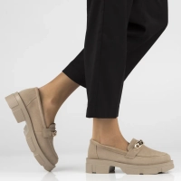 Leather shoes Filippo DP3221/23 BE beige