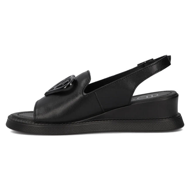 Leather sandals Filippo DS6069/25 BK black