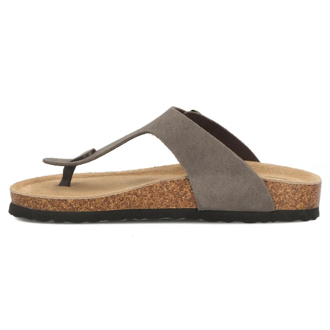 Skórzane klapki Filippo DK7916/26 TP taupe