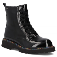 Leather ankle boots Filippo DBT7428/25 BK L black