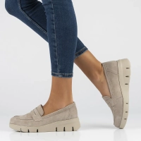 Leather shoes DP6248/24 BE beige