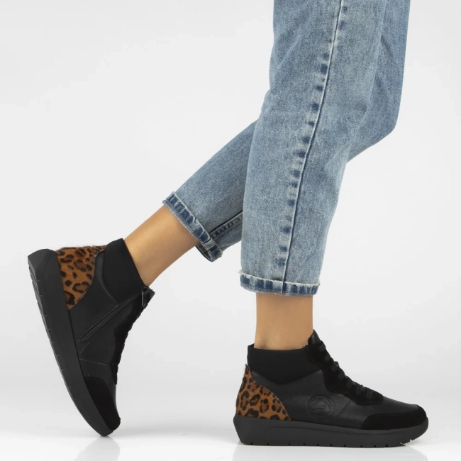 Ankle Boots Remonte leather D2V70-03 Black