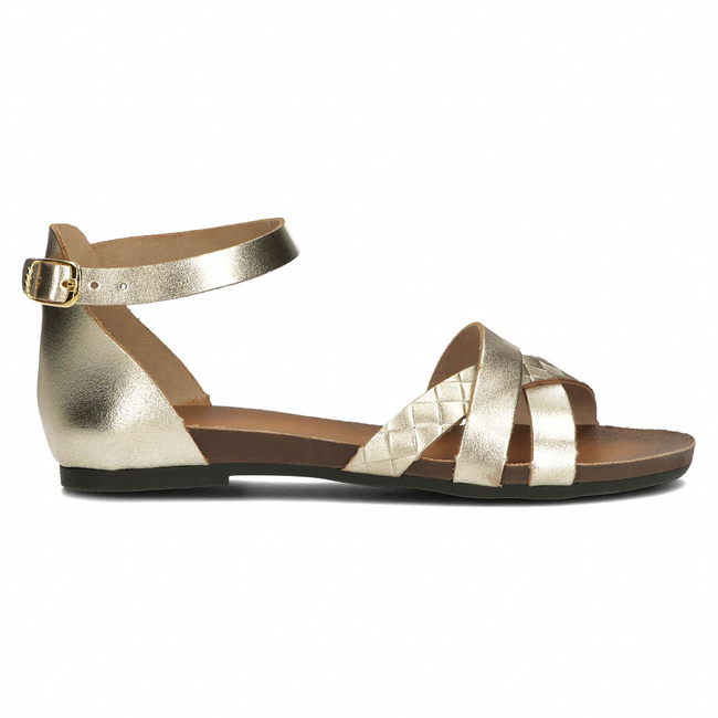 Leather sandals Filippo 40225 gold