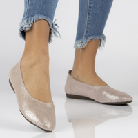 Leather ballerinas Filippo DP1337/20 PI pink