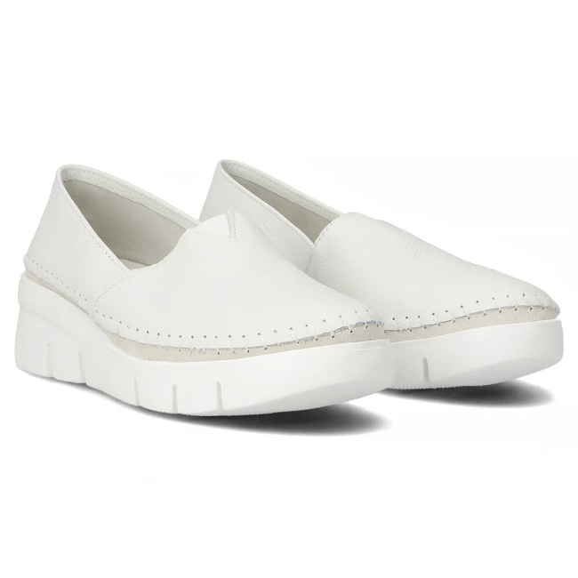 Leather shoes Filippo DP6161/25 WH white