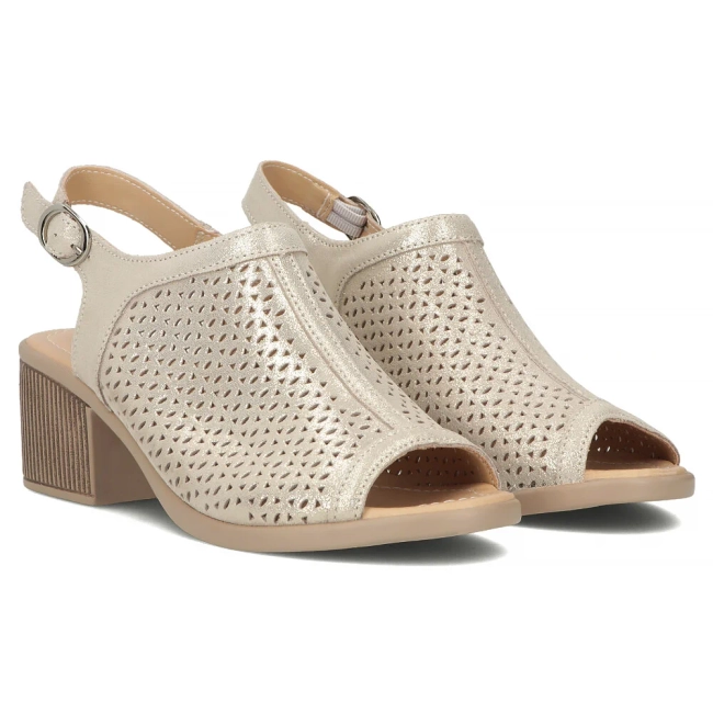 Leather sandals Filippo DS4475/25 GO gold