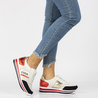 Skórzane Sneakersy Filippo DP1414/21 WH białe