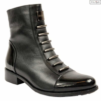 Botki GINA PIACCI 65-3828-155/121-1g czarny lico+lakier 8021820