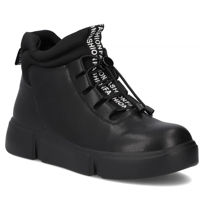 Leather ankle boots Filippo DBT6532/25 BK black