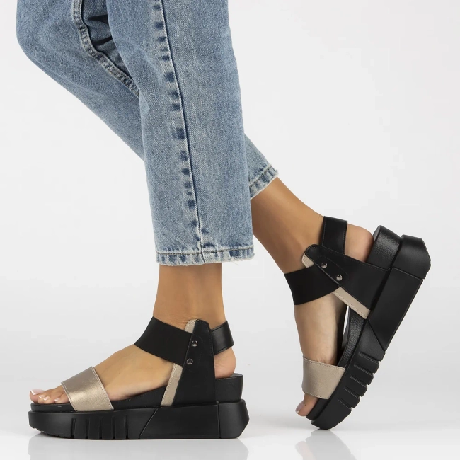 Leather sandals Filippo DS6156/24 GO gold