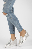 Leather shoes Filippo DP1349/20 SI silver