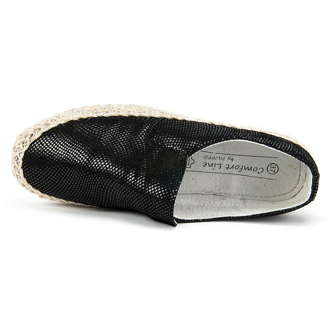 Półbuty FILIPPO DP069/17 BK czarne