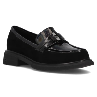 Skórzane lordsy Filippo DP6273/24 BK czarne