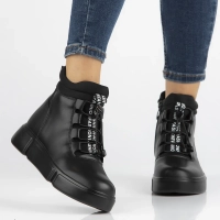 Leather ankle boots Filippo DBT6532/24 BK black