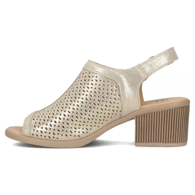 Leather sandals Filippo DS4475/25 GO gold