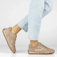 Skórzane sneakersy Filippo DP7961/26 BE beżowe