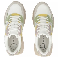 Skórzane sneakersy Filippo DP7559/26 WH YL białe