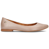 Skórzane baleriny Filippo 04100 beżowe