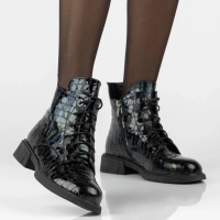Leather ankle boots Filippo DBT8246/26 NV CR navy