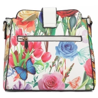 White handbag mila flora