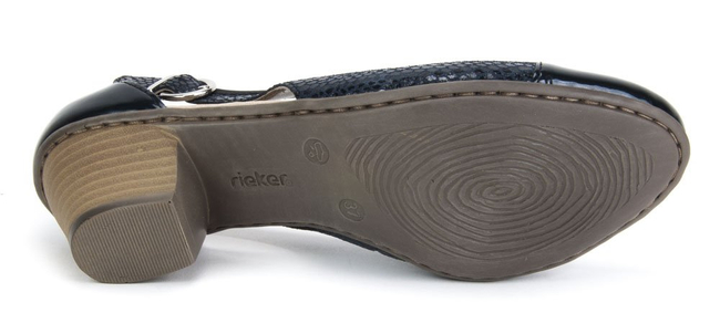 Półbuty Rieker 45082-14 Blue