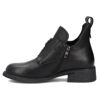 Skórzane botki Filippo DBT8037/26 BK czarne