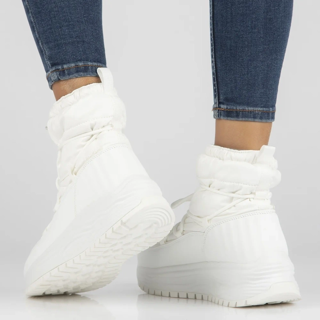 Filippo snow boots with membrane DBT6647/24 WH white