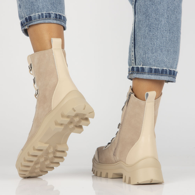 Leather Filippo ankle boots DBT3948/22 BE beige