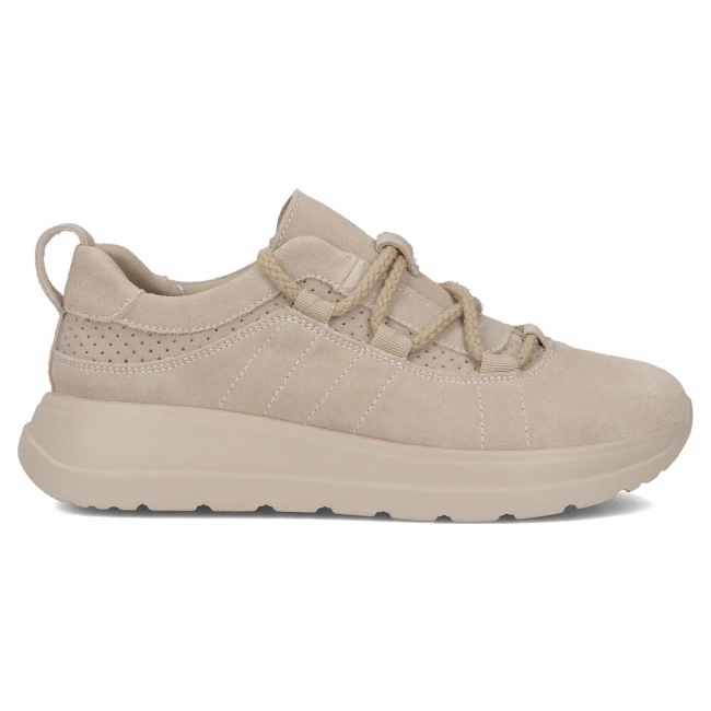 Skórzane sneakersy Filippo DP6706/25 BE beżowe
