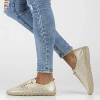 Leather shoes Filippo DP6140/25 GO gold