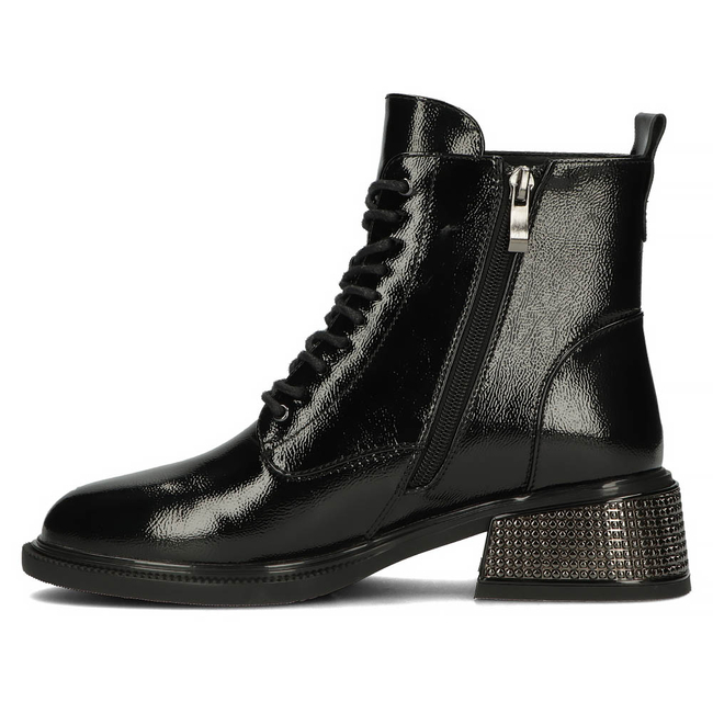 Leather boots Filippo DBT4110/22 BK black