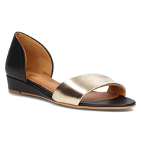 Leather sandals Filippo 01971-46/00-5 black-gold