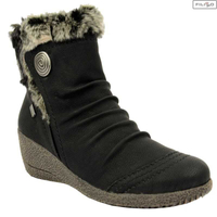 Botki RIEKER Y0363-01 black 8014734