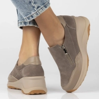 Leather shoes Filippo DP6473/24 BE beige