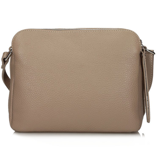 Handbag Toscanio Leather Messenger Bag A242 beige