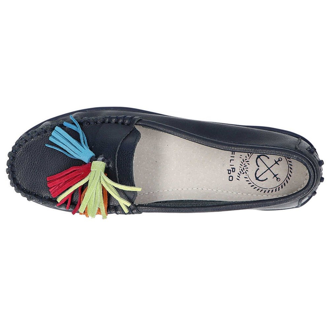 Mokasyny Filippo DP1261/20 NV Navy