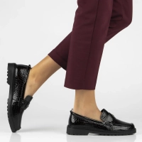 Leather shoes Filippo DP7409/25 BK CR black