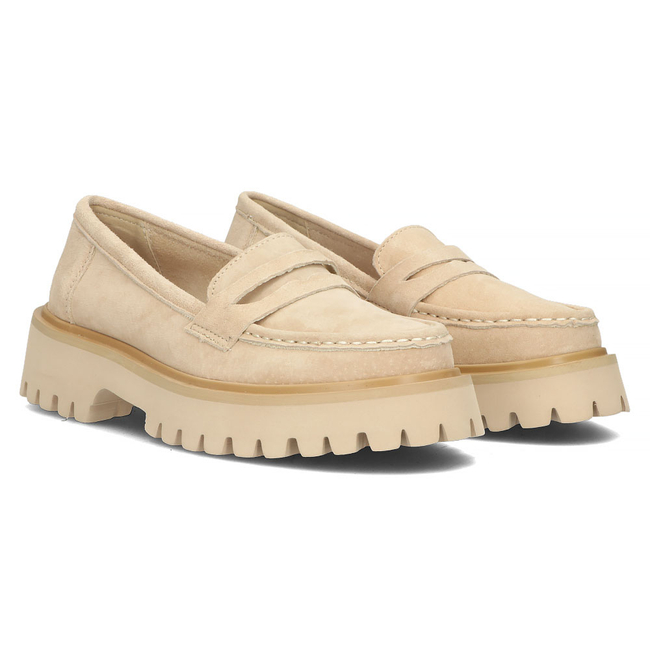 Leather shoes Filippo DP4586/23 BE beige