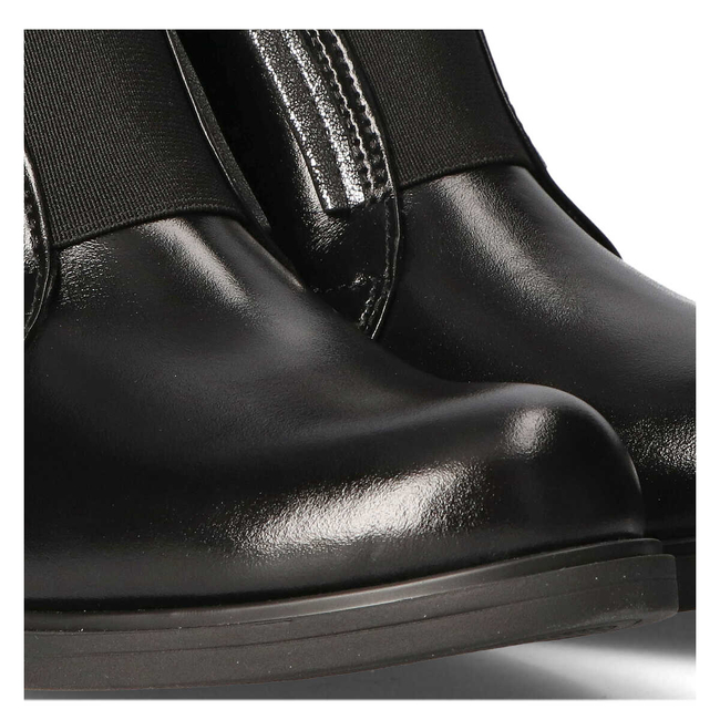 Leather boots Filippo 103/S black face