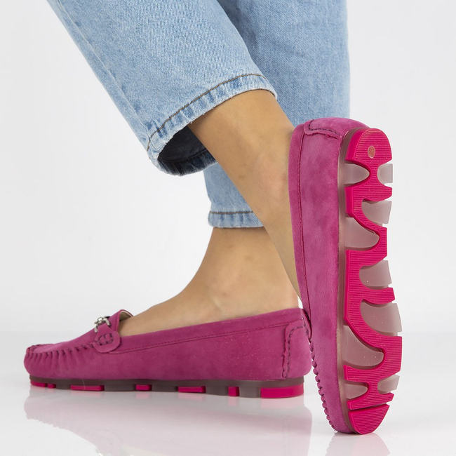 Leather loafers Filippo DP1202/21 FH pink