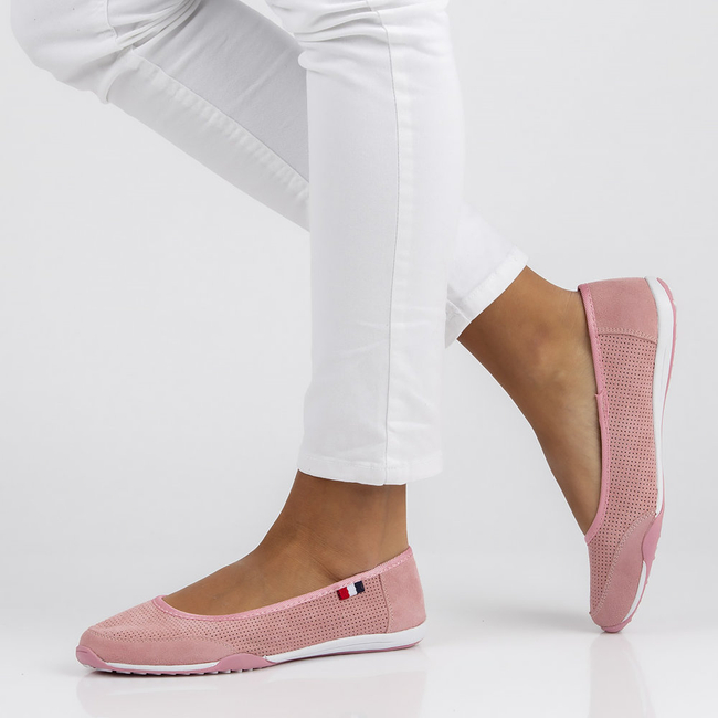 Leather shoes Filippo DP143/22 PI pink