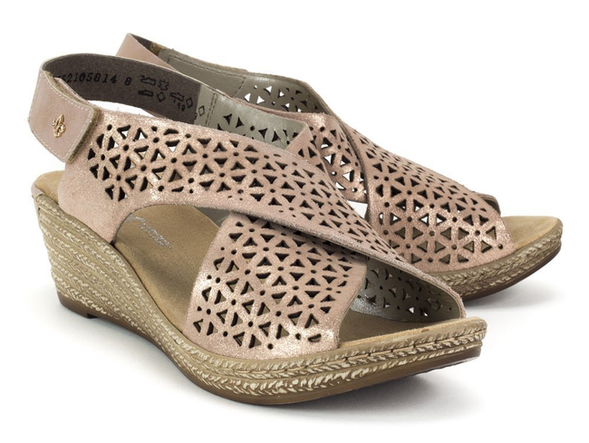 Sandals Rieker 62484-31 Rose