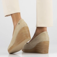 Leather shoes Filippo DP3521/24 BE SU beige