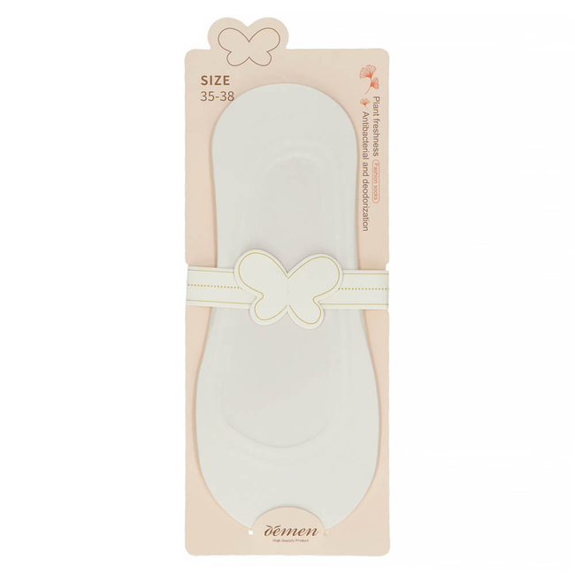 Stopki damskie balerina oemen białe